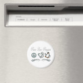 Peace Liebe Penguins Magnet (In Situ (Geschirrspüler))