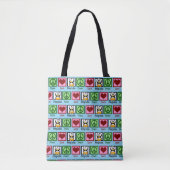 Peace Liebe Penguins Tasche (Vorderseite)