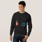 Peace Liebe Perfect Team Sweatshirt (Vorne ganz)