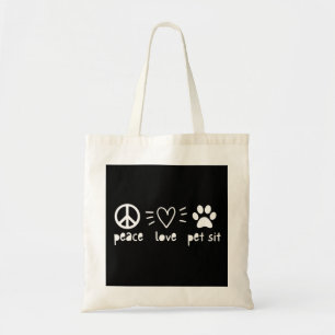 Peace Liebe Pet Sit Tragetasche