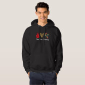 Peace Liebe Pharmacy Pharmacy Technique Hoodie (Vorne ganz)