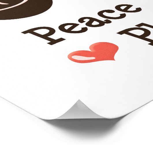 Peace Liebe Pharmacy Poster (Ecke)