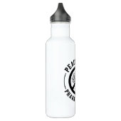 Peace Liebe Pharmacy Technicer Apotheker Edelstahlflasche (Links)