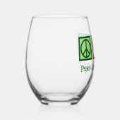 Peace Liebe Phlebotomie Niedlich Phlebotomist Weinglas Ohne Stiel (Rechts)