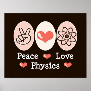 Peace Liebe Physical Poster