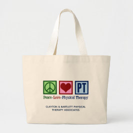 Peace Liebe Physical Therapy Custom PT Office Jumbo Stoffbeutel