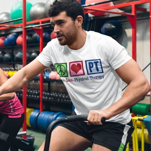 Peace Liebe Physical Therapy Men's T-Shirt