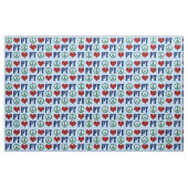 Peace Liebe Physical Therapy PT Pattern Stoff (Fat Quarter (45,7 x 55,9 cm))