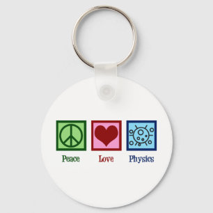 Peace Liebe Physics Schlüsselanhänger