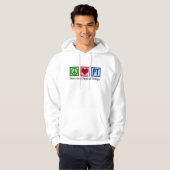 Peace Liebe Physikalische Therapie Cool PT Hoodie (Vorne ganz)