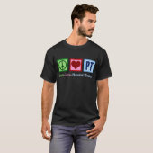 Peace Liebe Physikalische Therapie PT T-Shirt (Vorne ganz)