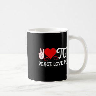 Peace Liebe Pi i Pi Symbol I Pi Kaffeetasse
