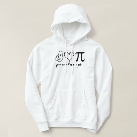 Peace Liebe Pi Math Liebe Pi Day Mathematik Mathem Hoodie (Design vorne)