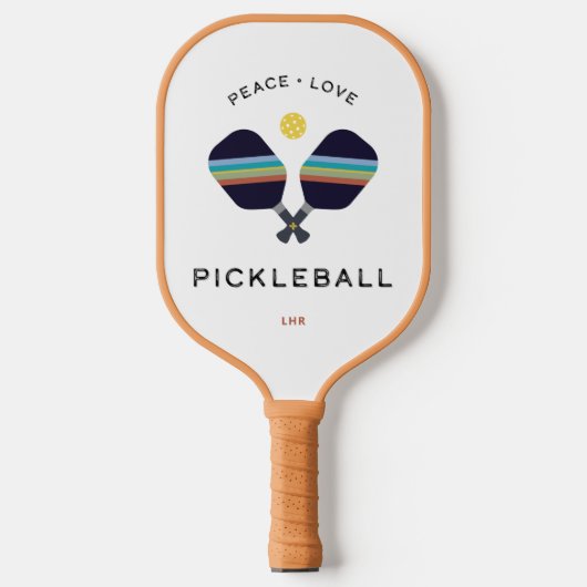 Peace Liebe Pickleball Custom Pickleball Paddle (Vorderseite)
