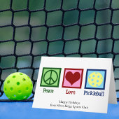 Peace Liebe Pickleball Niedlich Weihnachten