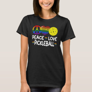 Peace Liebe Pickleball Paddleball Lover I Liebe Pi T-Shirt