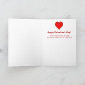 Peace Liebe Pickleball Valentine Karte (Innenseite)