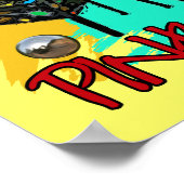 Peace Liebe Pinball Poster (Ecke)