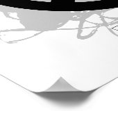 Peace Liebe Ping Pong Emblem Poster (Ecke)