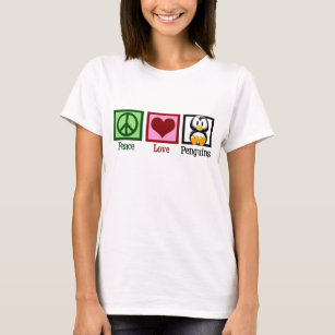 Peace Liebe Pinguine Niedlich Women's T-Shirt
