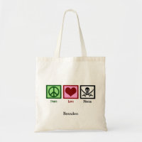 Peace Liebe Pirates Team Personalisiert Kids