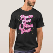 Peace Liebe & Pixie Dust Fairy Niedlich Funny Funn T-Shirt (Vorderseite)