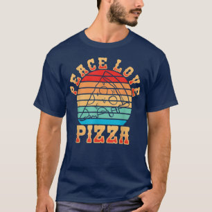 Peace Liebe Pizza Lovers I Liebe Pizza377 T-Shirt