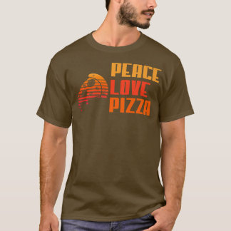 Peace Liebe Pizza Lovers I Liebe Pizza 367 T-Shirt