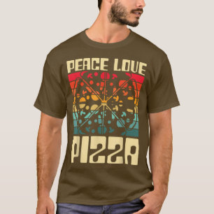 Peace Liebe Pizza Lovers I Liebe Pizza T - Shirt