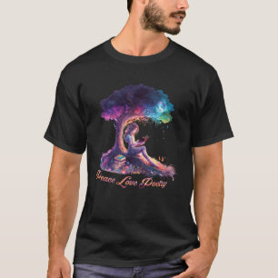 Peace Liebe Poetry Poets Poetry and Book T-Shirt