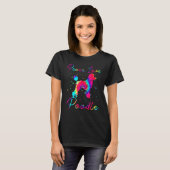Peace Liebe Poodle Dog T-Shirt (Vorne ganz)