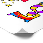 PEACE & LIEBE POSTER (Ecke)