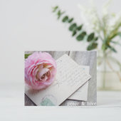 PEACE & LIEBE Postkarte, Wunderbare Postkarte (Stehend Vorderseite)