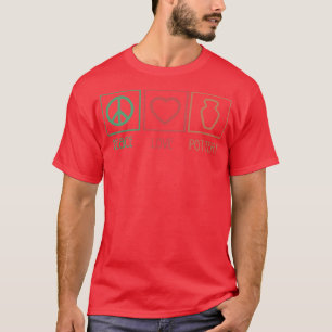 Peace Liebe Pottery 3 T-Shirt
