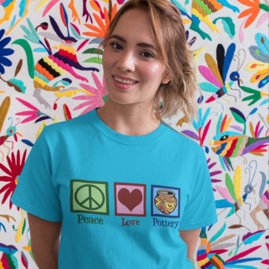 Peace Liebe Pottery T-Shirt