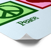 Peace Liebe PT Physikalische Therapie Poster (Ecke)