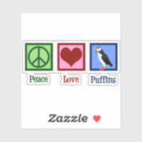 Peace Liebe Puffins