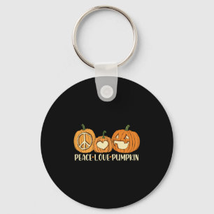 Peace Liebe Pumpkin Halloween Schlüsselanhänger
