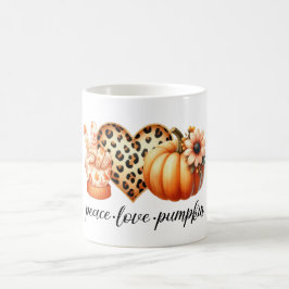 Peace Liebe Pumpkin Kaffeetasse