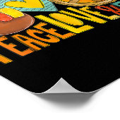 Peace Liebe Pumpkin Pie Türkei Spaß Erntedank Fal Poster (Ecke)