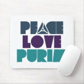 Peace Liebe Purim Mousepad (Mit Mouse)