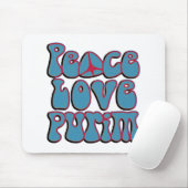 Peace Liebe Purim.png Mousepad (Mit Mouse)
