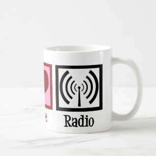 Peace Liebe Radio Kaffeetasse