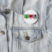 Peace Liebe Real Anwesen Company Button (Beispiel)