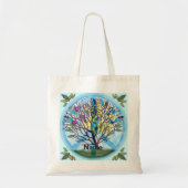 Peace Liebe Recycle Tote Bag Tragetasche (Vorne)