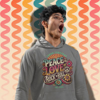 Peace Liebe RocknRoll Retro 70er Vintag Psychedeli