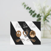 Peace Liebe Rodeo Postkarte (Stehend Vorderseite)