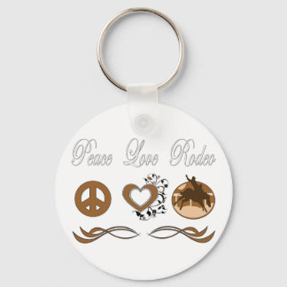 Peace Liebe Rodeo Schlüsselanhänger
