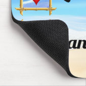 Peace Liebe Sandy Feet Mousepad (Ecke)