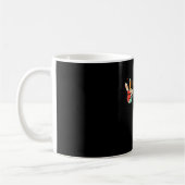 Peace Liebe Schnauzer Funny Gift Dog Lover Kaffeetasse (Links)